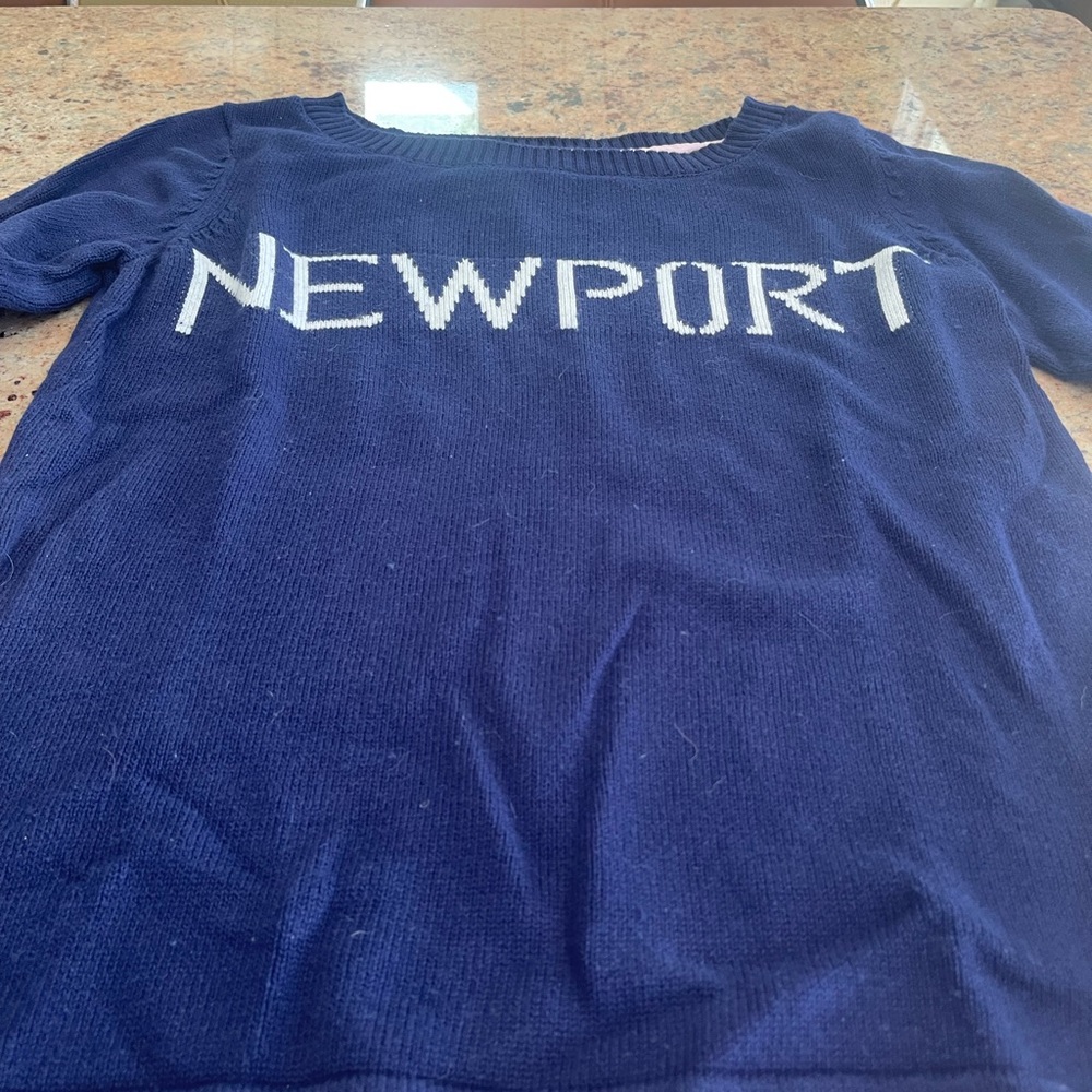 Navy Newport sweater